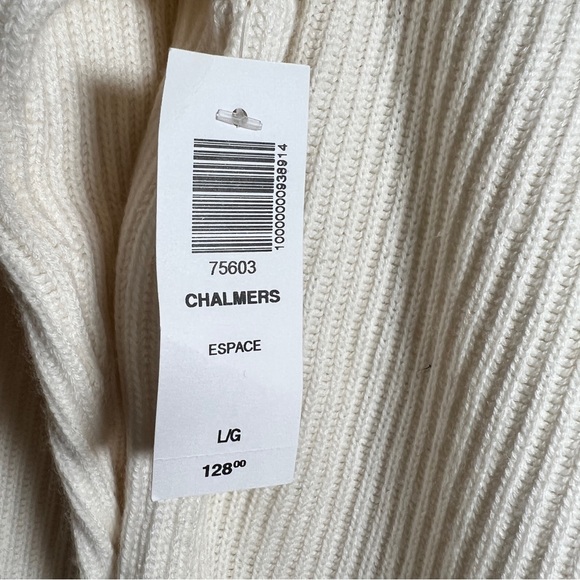 Babaton Aritzia Ivory mock neck sweater NWT size L - Picture 6 of 11